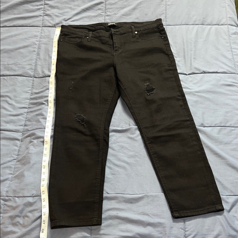 Buffalo David Bitton Black Ripped Skinny Jeans